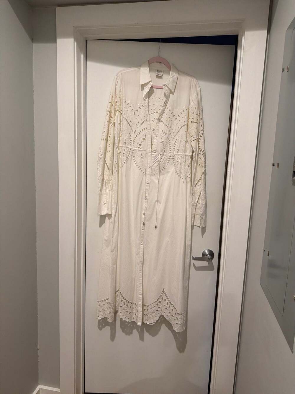 White dress coverup